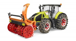 Bruder Claas Axion 950 with Snow Chains and Snow Blower (03017)