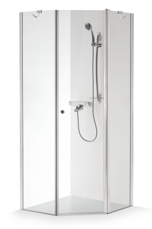Baltijos Brasta LINA Shower Enclosure 80x80 Tinted Gray