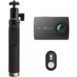 Xiaomi Yi 4K Action Camera Black with Selfie Stick