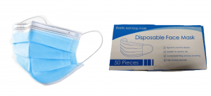 Medical Blue Disposable Face Mask 50 pieces in a box