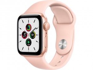 Apple Watch SE 40mm GPS Gold Aluminium Case with Sport Band Pink Sand MYDN2EL