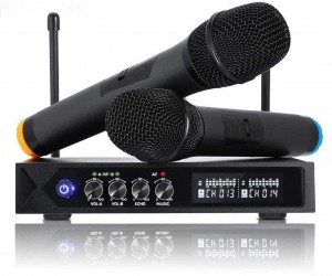 PREUP Karaoke System Wireless Microphone S9 Professional