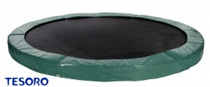 Tesoro Trampoline 244CM SDT-IN0803 Inground (6052340241487) Zemē iebūvējams Batuts