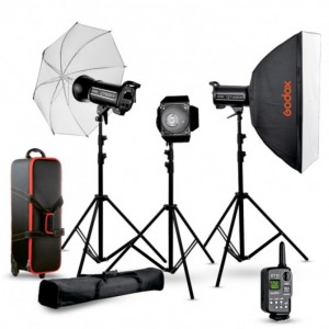 Godox QTII Flash Kit 2 (2xQT400IIM + 1xQT600IIM)
