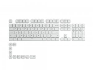 Glorious PC Gaming Race GPBT Keycaps Arctic White US (GLO-KC-GPBT-W)