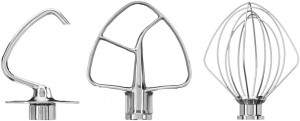 KitchenAid 5KSM5TH3PSS Stainless Steel Stirrer Silver 3-in1
