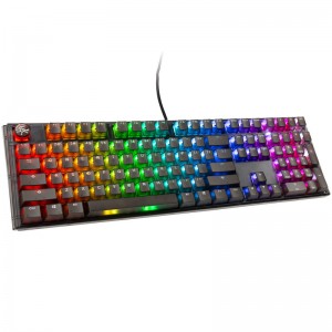 Ducky One 3 Aura Black Gaming Keyboard, RGB LED - Gateron Baby Kangaroo (US) (DKON2108ST-KUSPDABAAAG1)