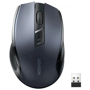 Ugreen MU006 Wireless USB 2.4GHz 4000 DPI Optical Mouse - Black