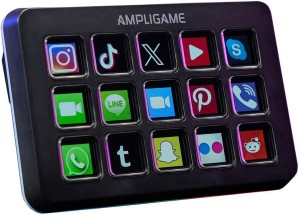FIFINE AmpliGame D6 Stream Controller - 15 keys, Black