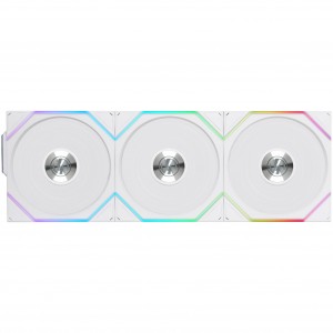 Lian Li UNI FAN TL Wireless Fans, ARGB, PWM, 3-Pack – Reverse Blade, 120 mm, White (12RTL1W3W)