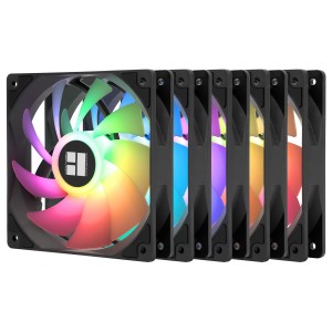 Thermalright TL-C12C-S X5 CPU Air Fan 120mm ARGB Case Cooling Fan Black (5-pack)