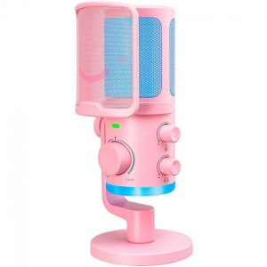 FIFINE AmpliGame AM6P Wired Microphone with RGB Lighting USB