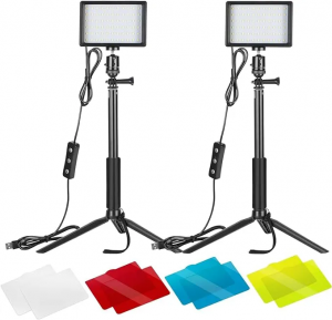 Neewer ZC-10S 2 Pieces USB Table Top LED Light Kit