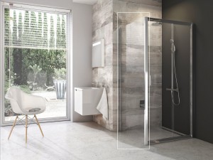 Ravak Dušas Siena BLPS-90 Satīns+Caurspīdīgs Stikls (9BH70U00Z1)