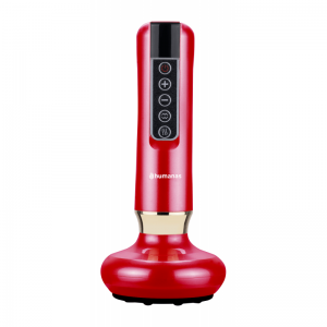 Humanas DermaSmooth Anticellulite Massager with Chinese Cupping Device Function Red