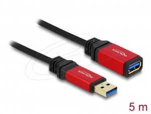 Delock Extension Cable USB 3.0 Type-A Plug to USB 3.0 Type-A Socket 5 m Premium (82755)
