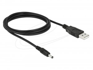 Delock Cable USB Power to DC 3.5 x 1.35 mm Plug 1.5 m (82377)