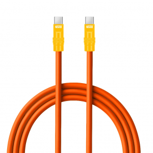 Newell USB-C to USB-C Cable, 100 W, 2 m, Silicone, Orange-Yellow