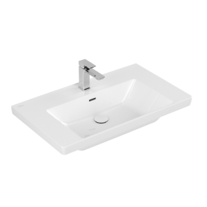 Villeroy&Boch Subway 3.0 Izlietne C+ 80x47cm ar Pārplūdi White Alpin (4A7080R1)