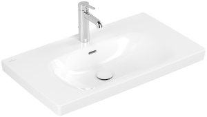 Villeroy&Boch Skyla Vanity CeramicPlus Izlietne ar Pārplūdi 80x46x16cm White Alpin (5A5180R1)