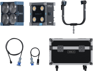 Nanlux Evoke Matrix 2500B Bi-color Multi-Source Spot Light Kit in Flight Case