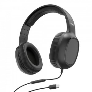 Over ear headphones Fun C with microphone black