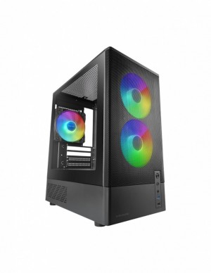 Case MARS MC-ONYX BLACK mATX x3ARGB
