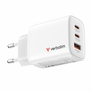 Charger GaN 65W QC 3.0, 2xUSB-C, 1x USB-A PD 3.0 EU