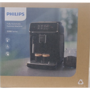 SALE OUT. Philips EP2224/10 Espresso Coffee maker, Fully automatic, 15 bar, Classic milk frother, Water tank 1.8 L, Black | Philips | Espresso Coffee Maker | EP2224/10 | Pump pressure 15 bar | Built-in milk frother | Fully automatic | Kashmir Gray | DAMAG