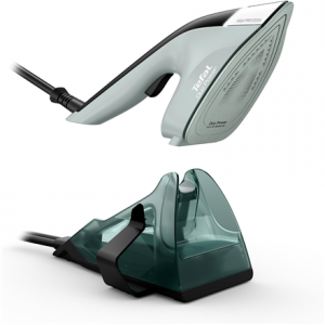 Tefal JF4031E0 2-in-1 vertical steam iron, green & black