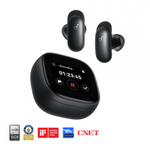 Anker Soundcore Wireless Earbuds | Liberty 5 Pro Max | Bluetooth | In-Ear | Microphone | Black | Noise canceling | Noise reduction