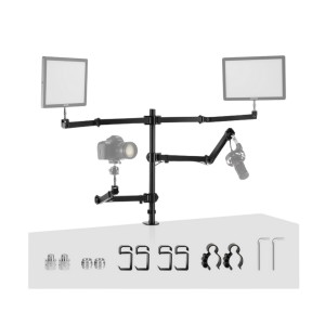 NEEWER DESKTOP LIVE BROADCAST STAND With 4 boom arms 10102160 (DEMO)