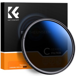 K&F Concept K&F 77MM, True Color Variable ND2~ND400, ultra-thin adjustable filter