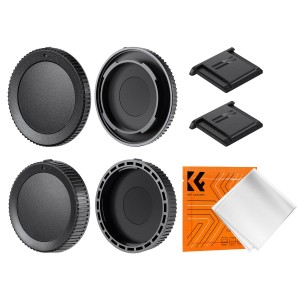 K&F Concept K&F Nikon Z-mount Body Cap*2 + Lens Rear Cap*2 + Hot Shoe Cap*2 + Cleaning Cloth*1