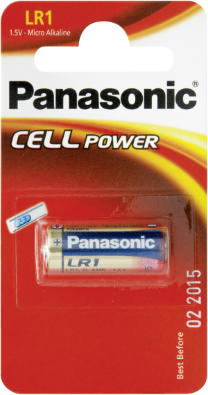 1 Panasonic LR 1 Lady maitinimo elementai