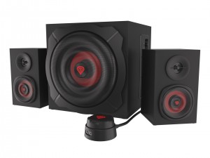 GENESIS Helium 610BT speaker set 60 W PC/Laptop Black, Red 2.1 channels 2-way 30 W Bluetooth