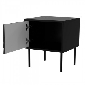 Cama Bedside cabinet, 2 pcs. CORTINA 45x40x51 black
