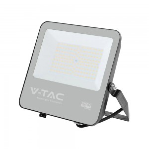 V-TAC 100W LED Floodlight CREE Chip Black Body Grey Glass 4000K 135lm/W