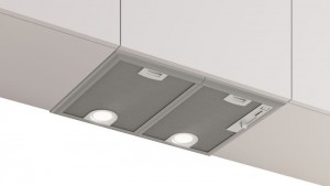 Bosch Serie 4 DHL555BM cooker hood Built-in Metallic, Silver 604 m³/h