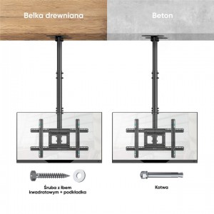 ONKRON Ceiling mount for TV 32