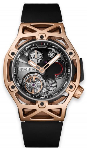 Hublot Techframe Ferrari Tourbillon Chronograph Men's Watch 408.OI.0123.RX