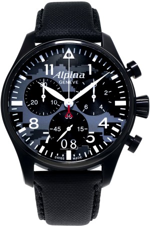 Alpina Startimer Pilot Camouflage Chronograph Men's Watch AL-372BMLY4FBS6