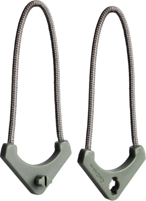 WANDRD WORRYLESS Zipper Puller Wasatch Green