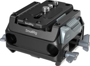 SmallRig 5366 Manfrotto-Type Mount Plate Kit with 15mm Dual Rod Clamp