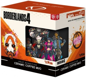 Borderlands 4 Vault Keeper Glitch Mug | Heat-responsive 450 ml
