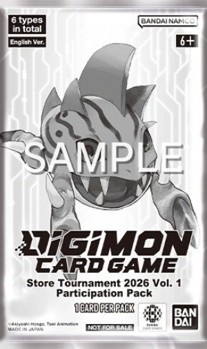 Digimon Card Game - Official Store Tournament 2026 Vol.1 Pack Booster