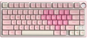 Royal Kludge R75 RGB Pink Melody wired keyboard | 75%, Hot-swap, Cream switches, US