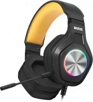 Marvo Pulz 80W WiredGaming RGB Headset | 3.5mm | Black