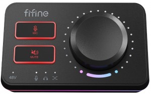 FIFINE AmpliGame SC9 Gaming Audio Mixer | Black