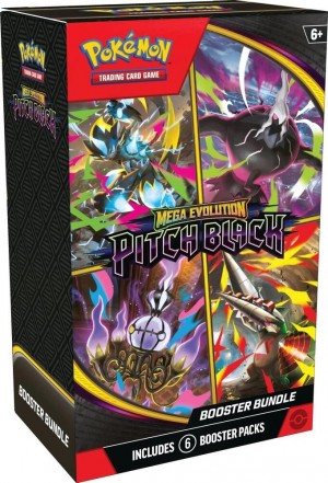 Pokemon TCG: Mega Evolution - Pitch Black - Booster Bundle (6 packs)